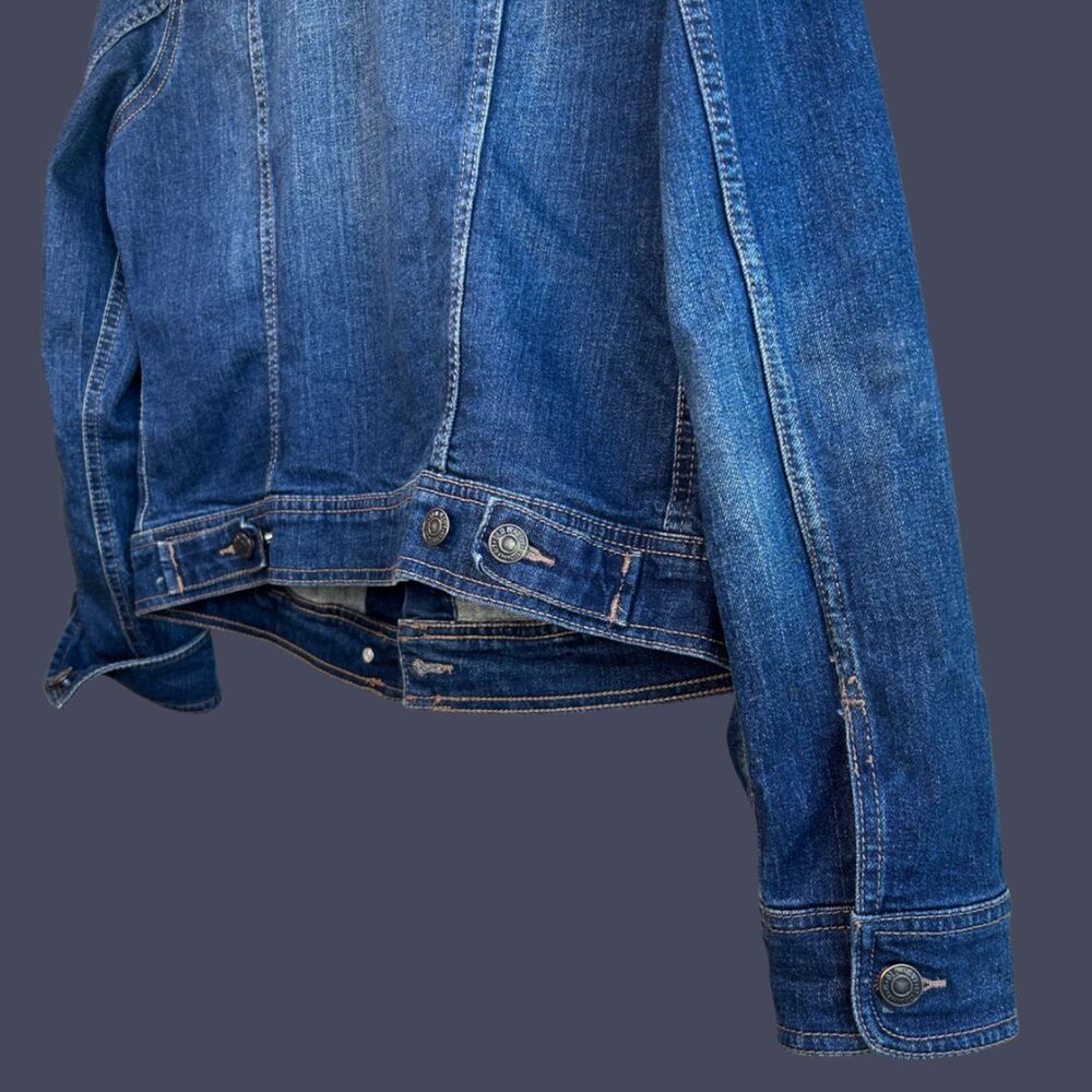 Old Navy Dark Denim Jean Jacket - Picture 7 of 7